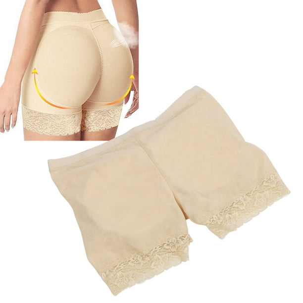 Butt Lifter Panties With Low Waist Design, Hip Lifting Underpants Lace  Trim, Elastic Breathable Butt Lifter Panties For Women, Detachable Butt  Lifting Panties Khaki 