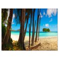 thumbnail image 2 of Praslin Island Tropical Beach Panorama - Modern Seascape Canvas Artwork, 2 of 3