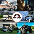 thumbnail image 5 of 4/0 AWG Battery Cables with Terminals, Positive and Negative Wires Pure Copper, Solar Power Inverter, Welding, Golf Cart, Motorcycle (Red and Black, 14 FT (168 in), 3/8" Lugs on Both Ends, 2pcs), 5 of 6
