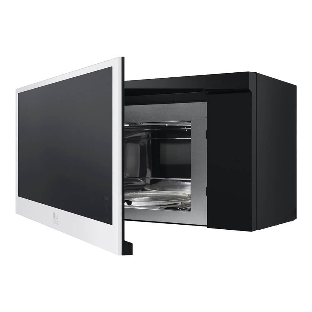 LG Studio MHES1738N 1.7 Cu. Ft. Essence White Over-the-Range Convection Microwave Oven