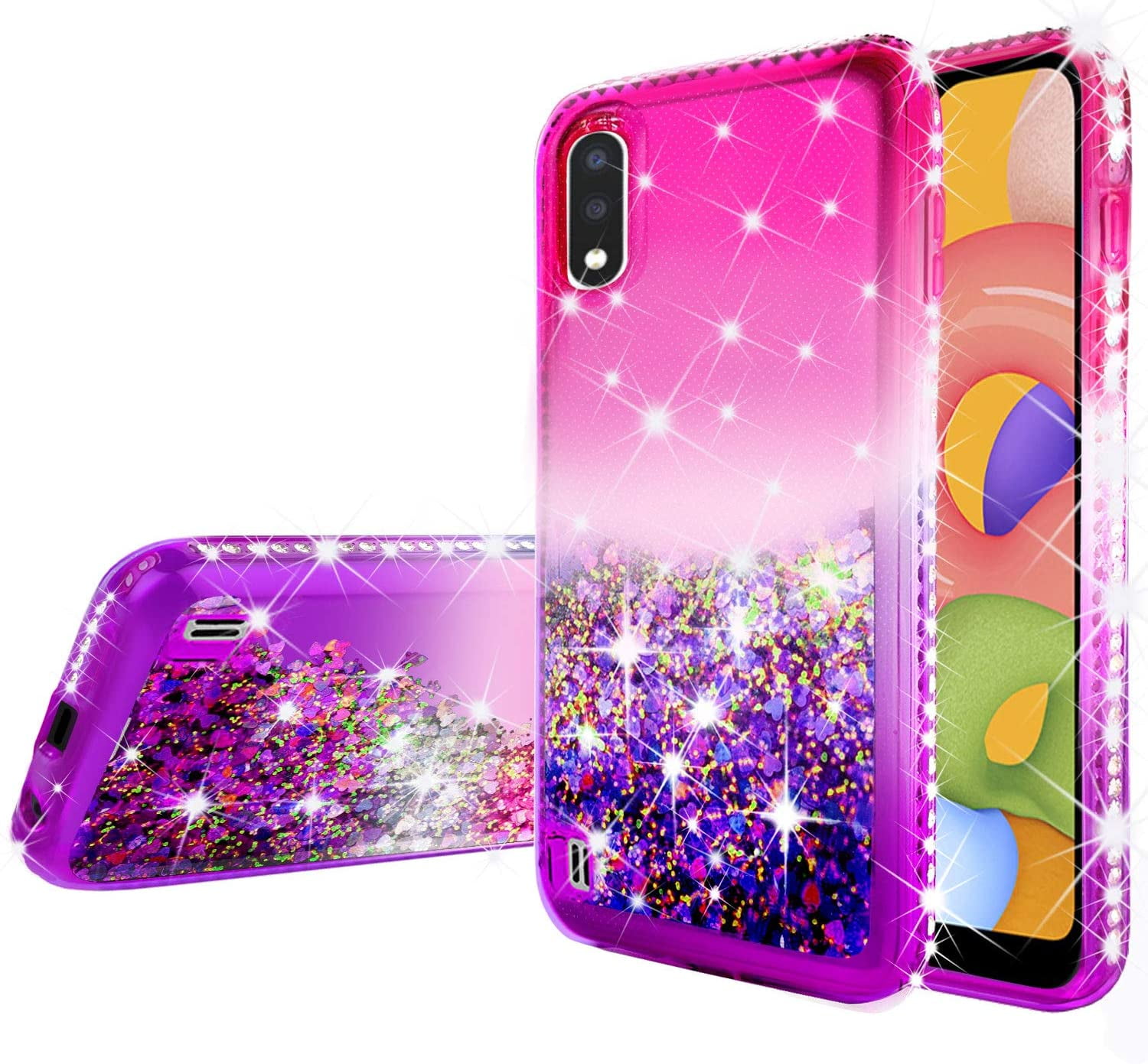 Glitter Amazon Samsung Galaxy A10 Case A10s Back Cover For Girls