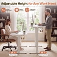 thumbnail image 3 of Furmax 48" x 24" Home Office Electric Height Adjustable Standing Desk, 3 of 7