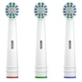 Equate EasyFlex Flossing Replacement Toothbrush Heads, 3 Count