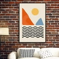 thumbnail image 2 of IDEA4WALL Framed Canvas Art Abstract Illustration Picture Prints for Modern Home Wall Decoration, 2 of 4