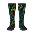 thumbnail image 2 of Lsque Play Game Start Printed Crew Socks Men's Women's LightWeight Thin Casual Calf Socks ,Knee High Socks,Cotton Socks, 2 of 9