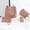 Pink, variant on 4Pcs Women PU Leather Handbag Set Shoulder Bucket Bag Crossbody Bag Messenger Pouch Card Holder Wallet Fashion Casual Tote Purse Combo for Daily, Work & Party