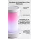 thumbnail image 5 of Bocina Inalámbrica Portátil 360 con Luz LED y Micrófono Integrado Blanca, 5 of 6
