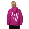 thumbnail image 4 of Effete Feline Claw Marks Scratch Windbreaker Jacket (AOP), 4 of 10