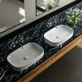 thumbnail image 2 of Ws Bath Collections Top Counter 6540 Top 25-5/8" Rectangular Ceramic Vessel Bathroom Sink, 2 of 2