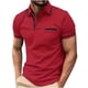 thumbnail image 2 of pstuiky camisetas de hombre, Camiseta informal de color liso con solapa y botones y bolsillo versátil para hombre camisas casuales para hombre s, 2 of 3