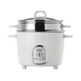 thumbnail image 1 of Aroma NutriWare Cuiseur à Riz Numérique en Acier Inoxydable 14 Tasses et Cuiseur Vapeur Alimentaire, 1 of 5