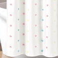 thumbnail image 5 of Rainbow Tufted Dot Shower Curtain Multi Single 72x72, 5 of 5