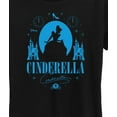 thumbnail image 3 of Disney Princess - Cinderella Silhouette - Women's Short Sleeve Graphic T-Shirt, 3 of 5