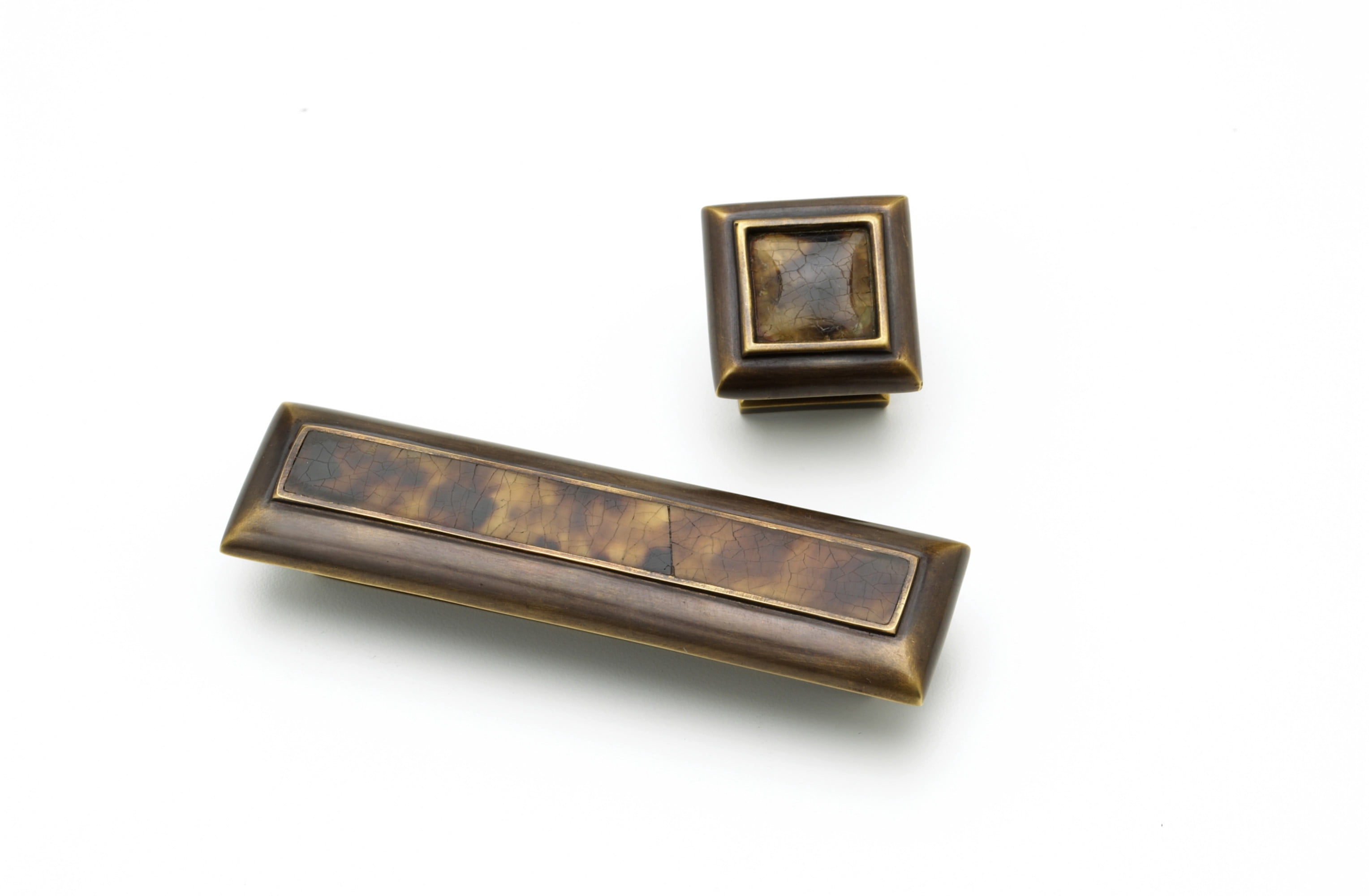 Schaub And Company 818-IM-PN Symphony Solid Brass 1-3/8" Luxury Designer Square Cabinet