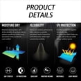 thumbnail image 4 of Men's UPF 50+ Long Sleeve Compression Shirts, Athletic Workout Shirt, Water Sports Rash Guard,, 4 of 8