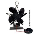 thumbnail image 2 of SPRING Eco Fan Fireplace Fan Home Heating Automatic Operation Budget Friendly Easy Installation Energy Saving Technology Black, 2 of 8