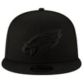 thumbnail image 2 of Gorra New Era NFL 9FIFTY negra sobre negro snapback, 2 of 4