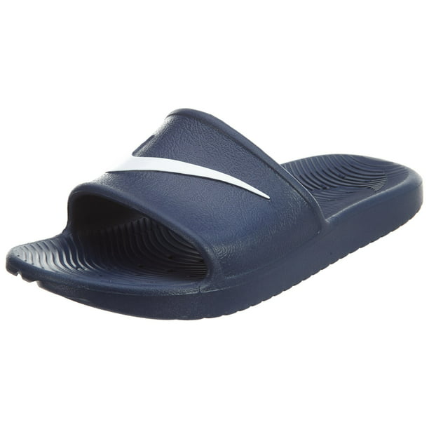 Nike - Nike Men's Kawa Shower Slide Sandals Midnight Navy/White 7 ...