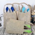 thumbnail image 1 of Bolsa para cesta de Pascua - Diseño de orejas de conejo - Bolsas de regalo para fiestas infantiles, cestas de la compra, color marrón, 1 of 5