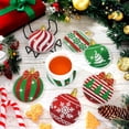 thumbnail image 2 of Set de 10 bolas navideñas de 10,5 cm con forma de bola de Drink Coasters FairySandy, 2 of 6