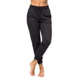 thumbnail image 2 of Maean Womens Pants Elastic Waist Drawstring Cropped Joggers with Pockets Loose Casual Running Pant, 2 of 7