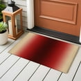 thumbnail image 4 of 2x3 Ft Entryway Area Rug, Dark Red Yellow Ombre Kitchen Rug Runner Washable Floor Mat, Farmhouse Modern Gradient Art Non Slip Indoor Door Mat Throw Carpet for Bathroom Living Room Bedroom, 4 of 8