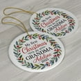 thumbnail image 3 of My First Christmas As Grandma Ornament 2025, Ornament 1st Christmas Grandmother Gift for New Grandma, Custom Name Text Gifts Christmas Ornaments, Circle Christmas Ornament, 3 of 5
