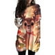 thumbnail image 3 of Camiseta navideña de manga larga para mujer, vestidos con bolsillos y cuello redondo de alce de dibujos animados, Jersey holgado informal de gran tamaño para otoño e invierno, 3 of 5
