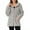 Gray#early fall fashion, variant on yardsong Women's Fuzzy Fleece Jacket Full Zip Trendy Sherpa Jacket Warm Comfort Hooded Y2K Coatigan Winter with Pockets Purple,M