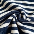 thumbnail image 5 of IUYRTFE Women's V Neck Batwing Sleeve Knit Top Color Block Striped Casual Pullover with Kangaroo Pocket, 5 of 5
