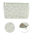 thumbnail image 4 of Unique Bargains 1 Pc Durable Rectangle Flat Hearts Makeup Bag for Travel Small Green Polyester, 4 of 6
