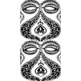 thumbnail image 3 of Zarris, Chariklia 11x18 Black Modern Framed Museum Art Print Titled - BandW Arabesque Panels I, 3 of 5