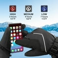 thumbnail image 2 of SAVIOR Rechargeable Heated Gloves for Men & Women, 3-Level Temperature Control, Touchscreen, Waterproof and Warm, Ideal for Cycling, Skiing, Skating, Hiking, 2 of 11