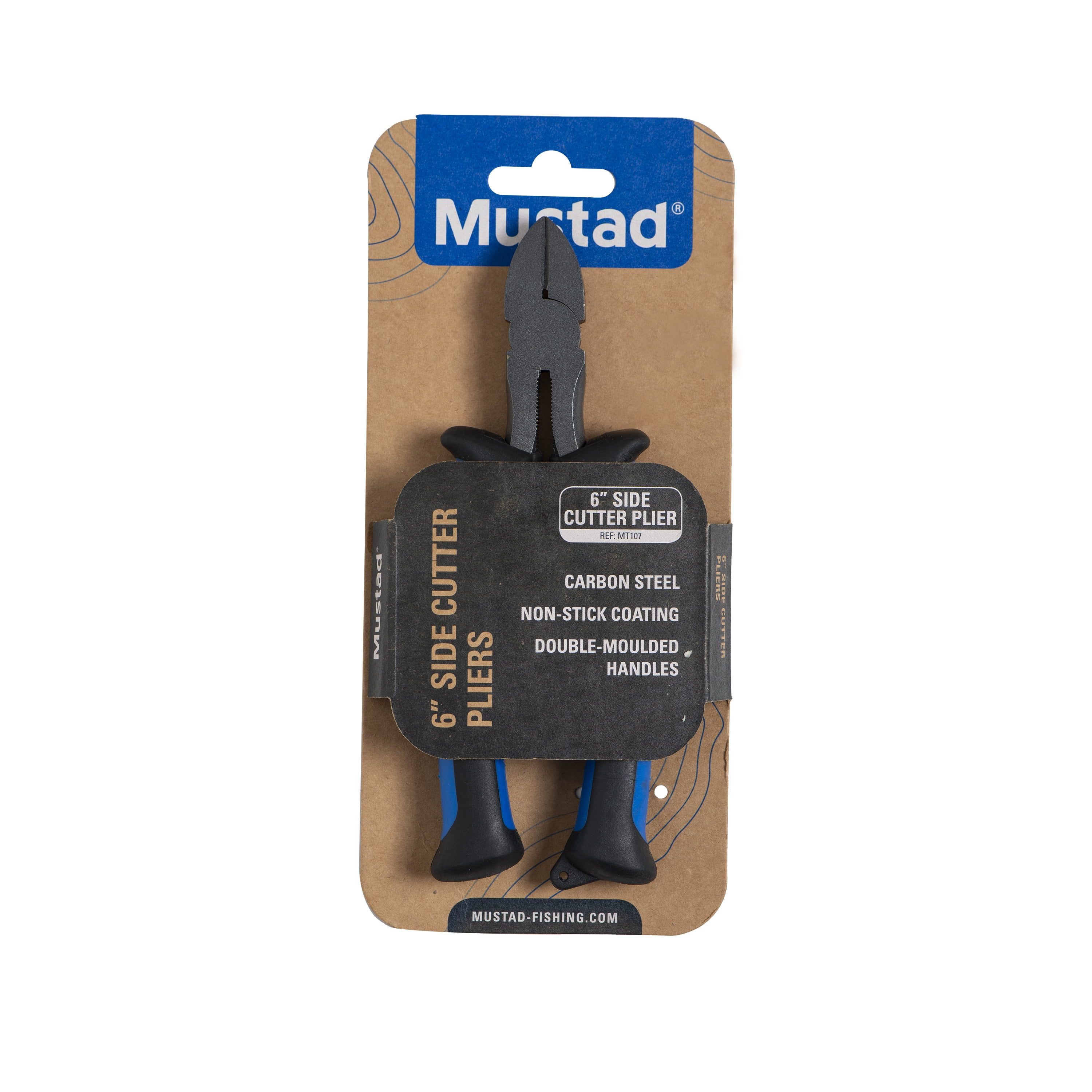 Mustad Blueline Side Cutter Fishing Tool (Black) - Size: 6"