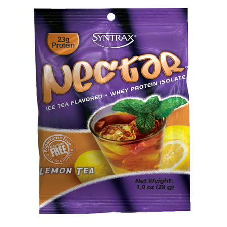 Nectar Grab N' Go Lemon Tea Syntrax 12 Packet (Best Protein After Gym)