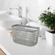 thumbnail image 1 of Cesta de baño, estante de almacenamiento de drenaje, estante colgante de ducha portátil multiuso, cesta organizadora de ducha para lavado de cocina Gris Macarena cesta para colgar en la pared, 1 of 8