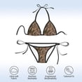 thumbnail image 5 of Top-kevin Fashion Boxing Bikini Women Halterneck Top and Set Swimsuits Beach Swimming Black, 5 of 12