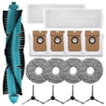 thumbnail image 1 of For Conga 13090 Spin Revol Home Roller Side Brush Filter Mop Cloths Dust Bag, 1 of 8