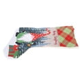 thumbnail image 4 of Calcetín decorativo navideño Patrón de muñeca sin rostro Bolsa de regalo para niños para fiesta de disfraces de festival Sombrero rojo, 4 of 10