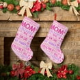 thumbnail image 6 of Bingfone Best Mom ever Print Personalized Christmas Stocking - Snowman Design Large 18 inch,Family Holiday Season Decor, 6 of 8