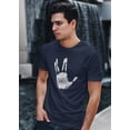thumbnail image 5 of Live Long Star T-Shirt Trek Prosper Tee LLAP Vulcan Greeting Hand Sign Gesture, 5 of 5