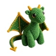 thumbnail image 2 of Emotional Support Dragon Pocket Buddy, Hand-Stitched Mini Dragon Comfort Figurine with Big Golden Eyes, Cute Anxiety Relief Pocket Hug Companion, Inspirational Gift for Men Women (Green), 2 of 7