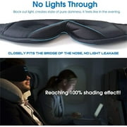 Bluetooth 5.4 Sleep Mask Headphones Wireless Eye Mask HD Stereo for Side Sleepers