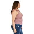 thumbnail image 2 of Top drapeado Tallas Extras, 11797 rosa 40 Zenobia BL-ZEN-11797, 2 of 6
