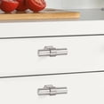 thumbnail image 4 of Knobelite 20 Pack 2Inch Cabinet Knobs Single Hole Stainless Steel Kitchen Cabinet Handles Brushed Nickel T Bar Drawer Knobs for Bathroom, 4 of 5