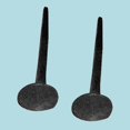 thumbnail image 2 of Renovators Supply Black Wrought Iron Nails 4 1/4" L Square Clavos Decorative Nails for Wooden Barn Door, Window or Shutters Rust Resistant Nails w/Hardware - Updated Pack of 2, 2 of 7