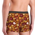 thumbnail image 3 of Goofa Almond Nuts Printed Men's Boxer Briefs Underwear, Moisture-Wicking Underwear, Trunk,Soft and Breathable Cotton Underwear-X-Large, 3 of 9