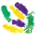 thumbnail image 2 of Touch Of Nature Flat Turkey Feathers 14g-Mardi Gras, 2 of 2