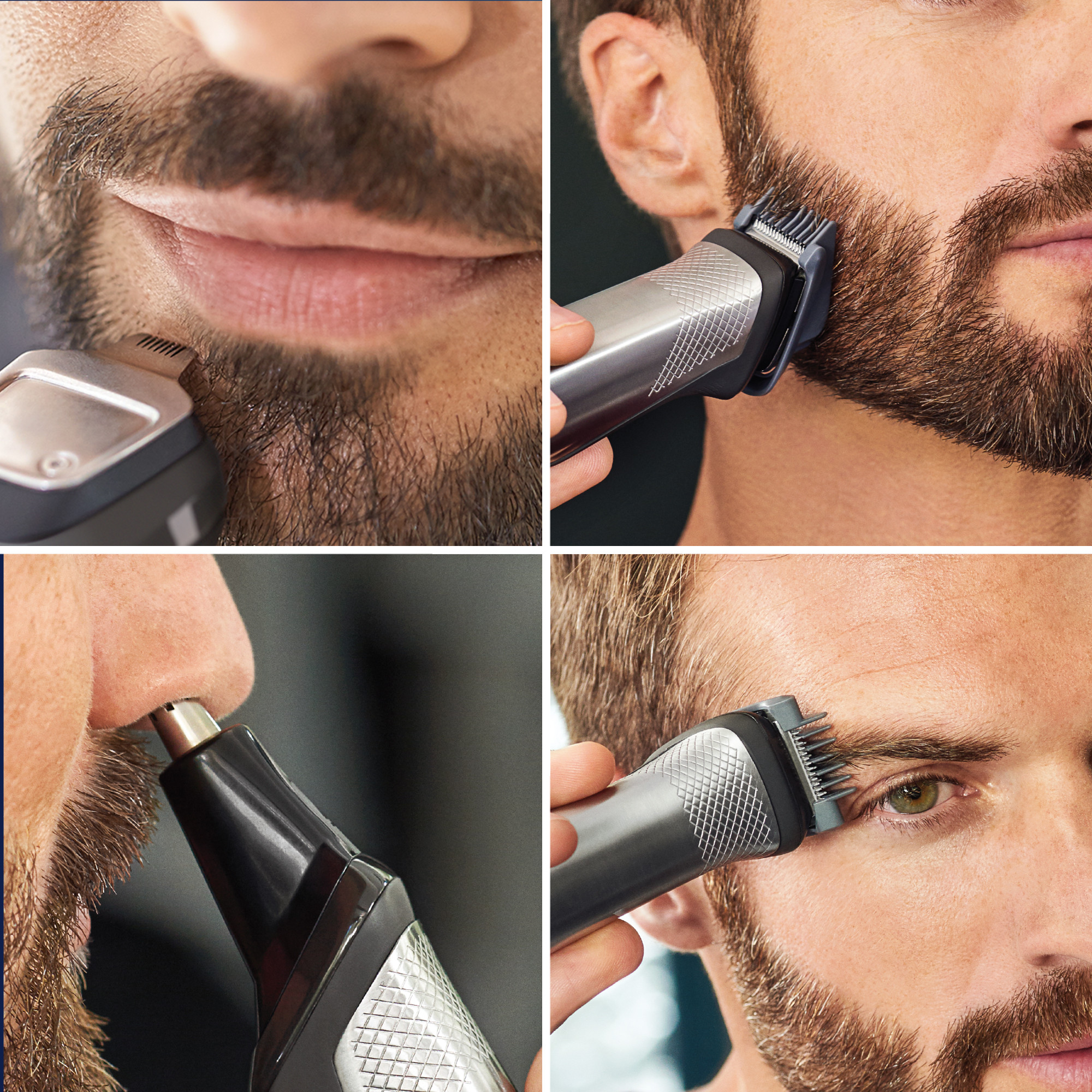 Philips Norelco Multigroom Series 7000 23 Piece Mens Grooming Kit, Trimmer For Beard, Head, Body, and Face - No Blade Oil Needed, MG7750/49 - image 16 of 21