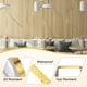 thumbnail image 4 of Cinta de Película de Poliéster Metalizada Uxcell, Cinta Decorativa Metálica para Detallar Paredes de Acento Dorado Cepillado, 5/32 pulgadas x 55 Yardas, Paquete de 3, 4 of 6